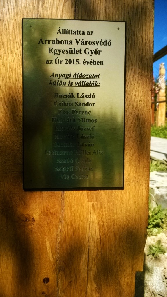 A kopjafa támogatói